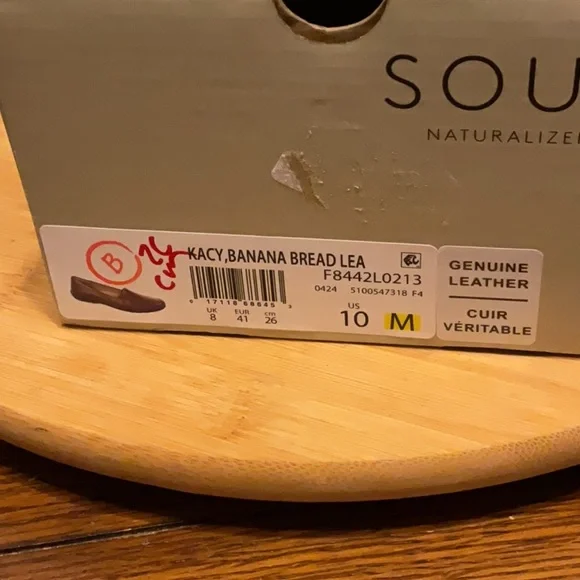 New in box Naturalizer Soul leather slip on flats size 10M ladies - Picture 4 of 4